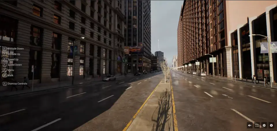 Pixel Streaming open city